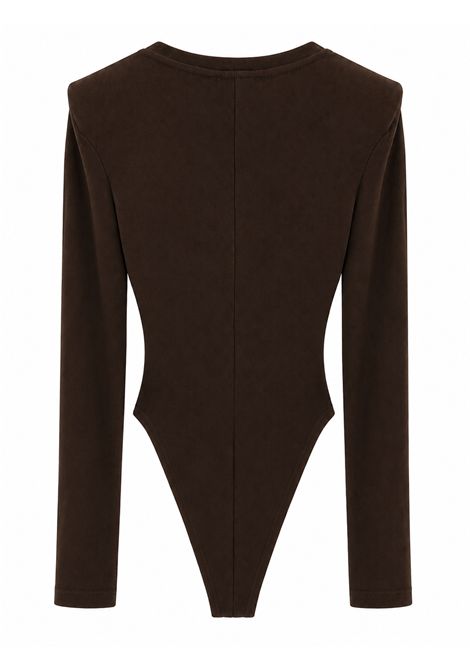 Body con spalline Lù-Lù BY MISS GRANT | LL4662MORO